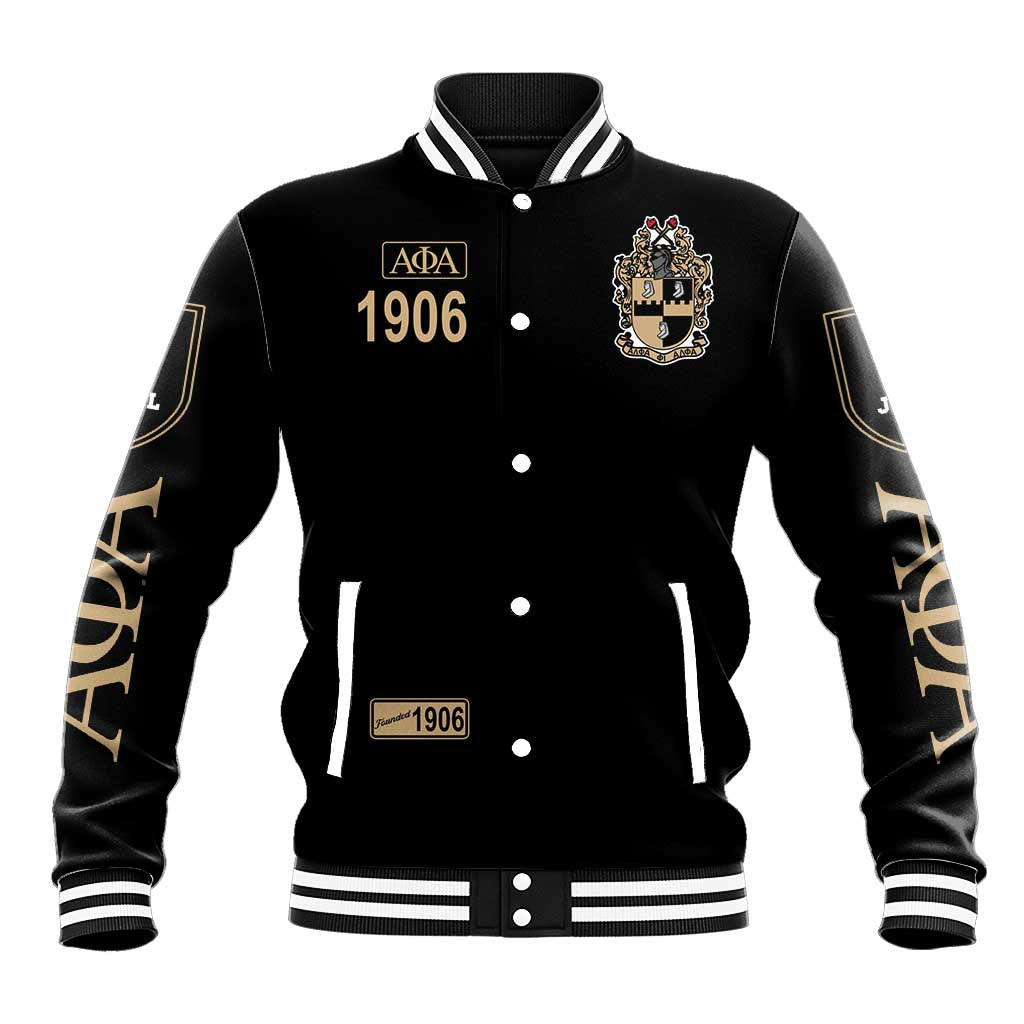 1906 Ice Cold Alpha Phi Alpha Giz Baseball Jacket Classic Fraternity