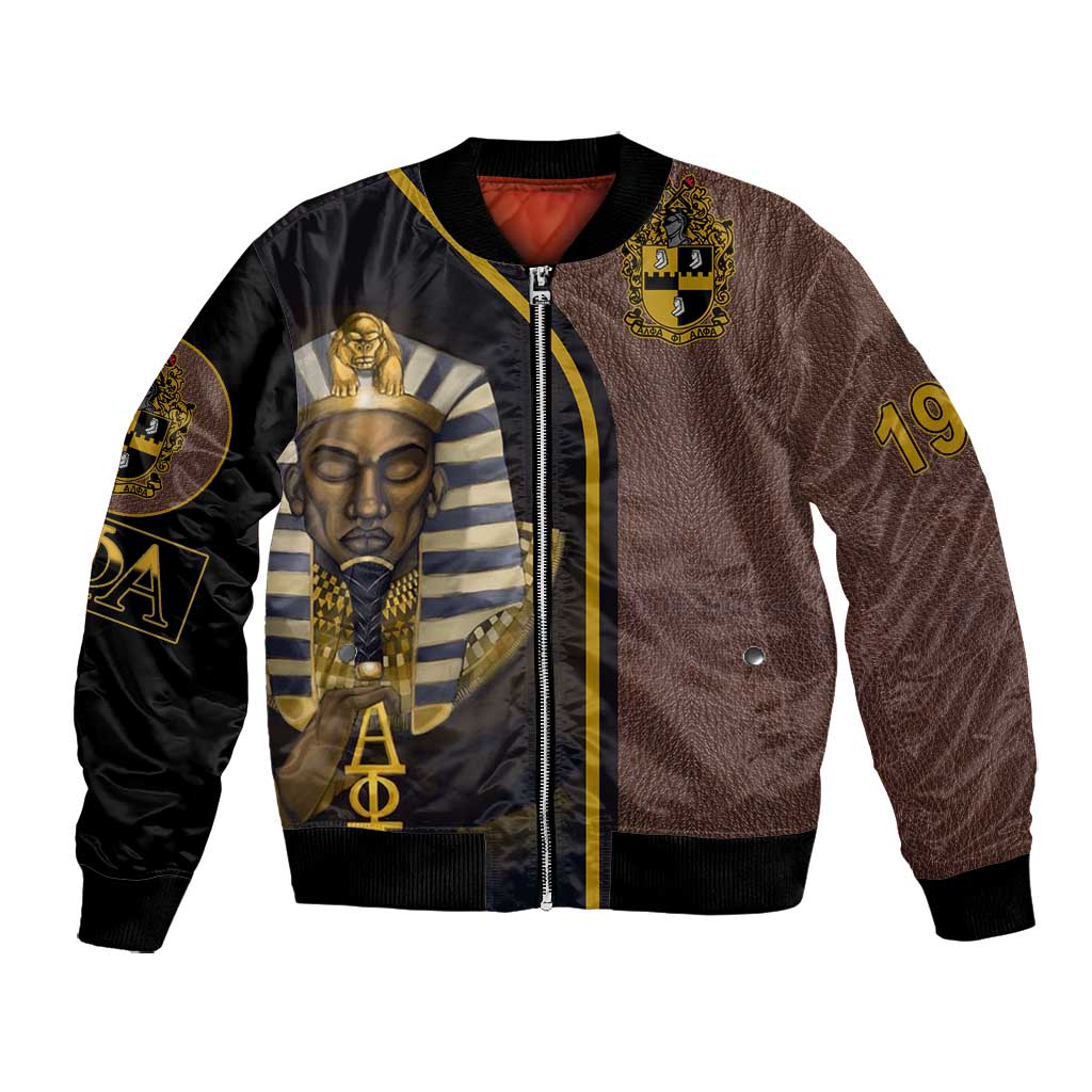 Alpha Phi Alpha 1906 King Pharaoh Bomber Jacket Stylish Fraternity