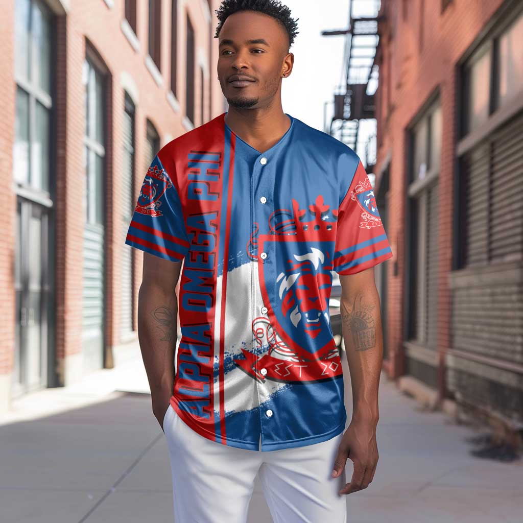 Alpha Omega Phi Baseball Jersey Stylish Greek Apparel For Members