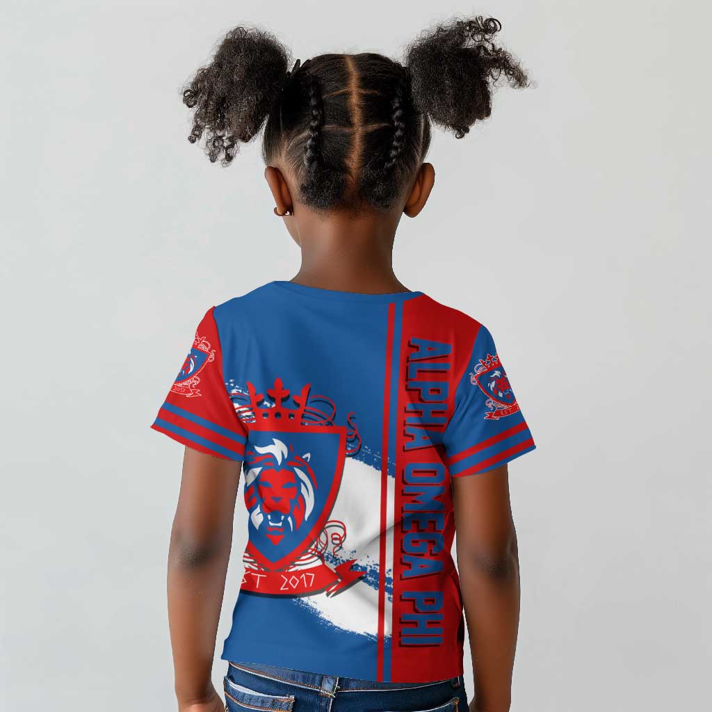 Alpha Omega Phi Kid T shirt Stylish Greek Apparel For Members