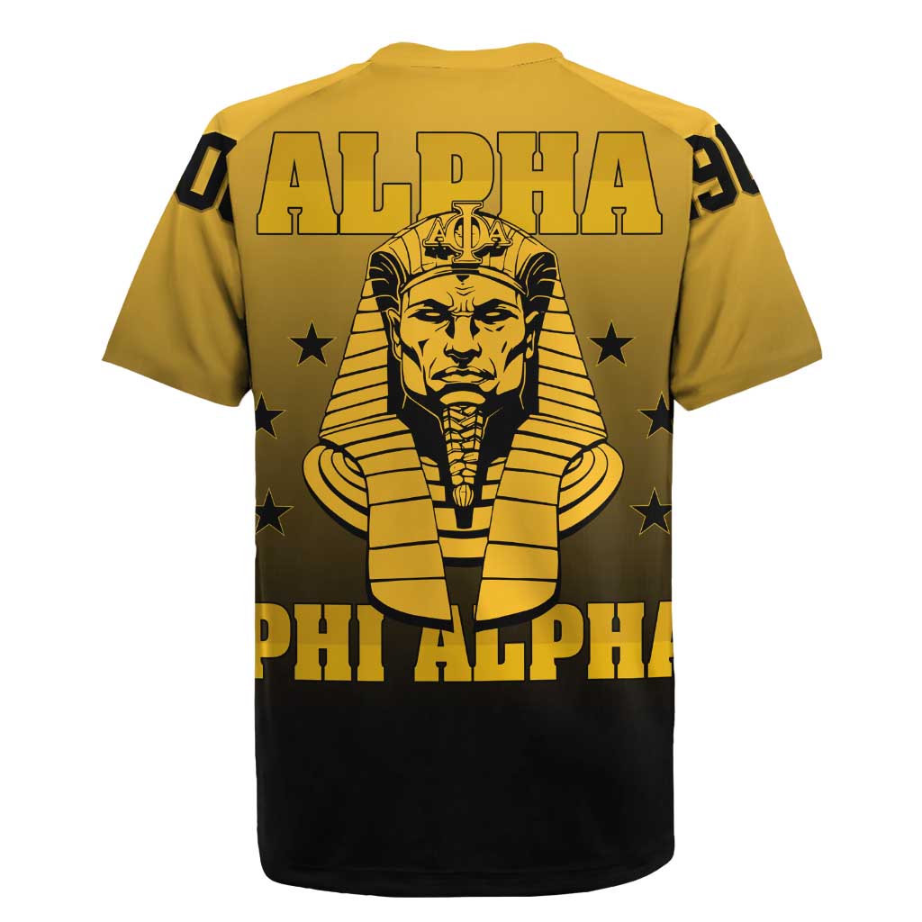 Alpha Phi Alpha Fraternity Gradient Rugby Jersey Premium Greek Letter