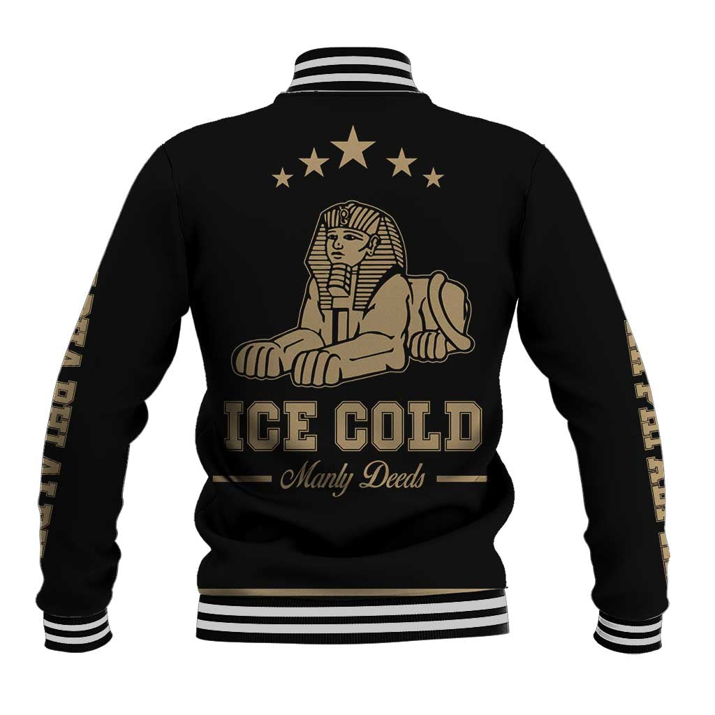 Alpha Phi Alpha Sphinx Baseball Jacket Manly Deeds, Fraternity Pride