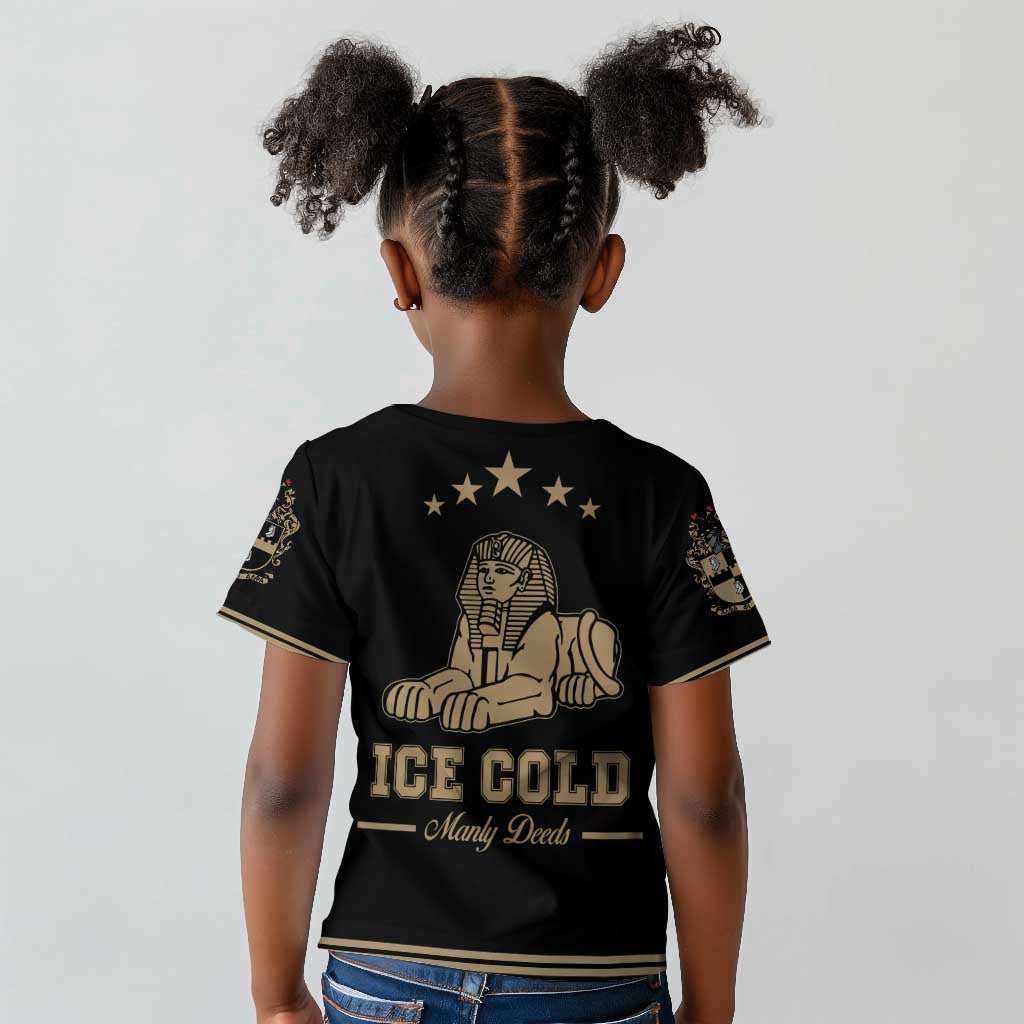 Alpha Phi Alpha Sphinx Kid T shirt Manly Deeds, Fraternity Pride