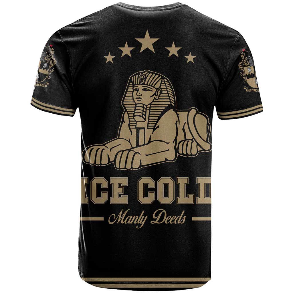 Alpha Phi Alpha Sphinx T shirt Manly Deeds, Fraternity Pride