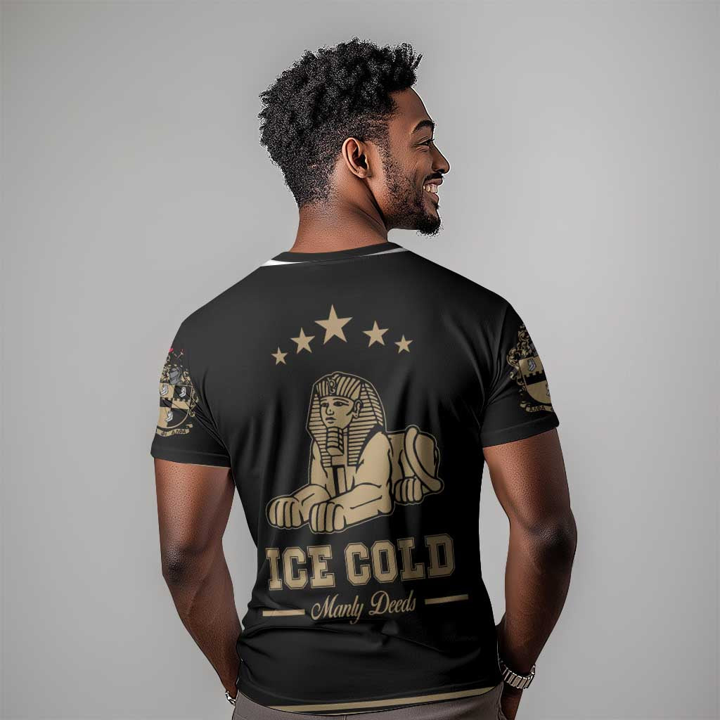 Alpha Phi Alpha Sphinx T shirt Manly Deeds, Fraternity Pride