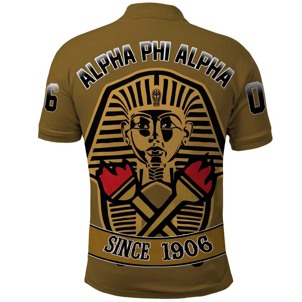 Tylish Alpha Phi Alpha Crystal Polo Shirt Classic Fraternity