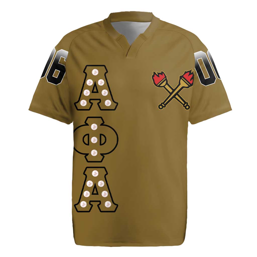Tylish Alpha Phi Alpha Crystal Rugby Jersey Classic Fraternity
