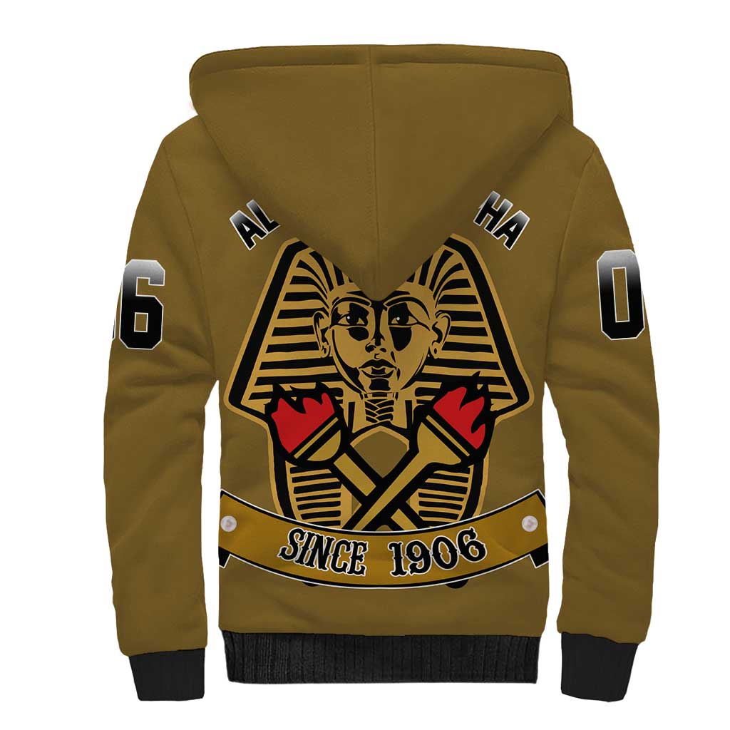Tylish Alpha Phi Alpha Crystal Sherpa Hoodie Classic Fraternity
