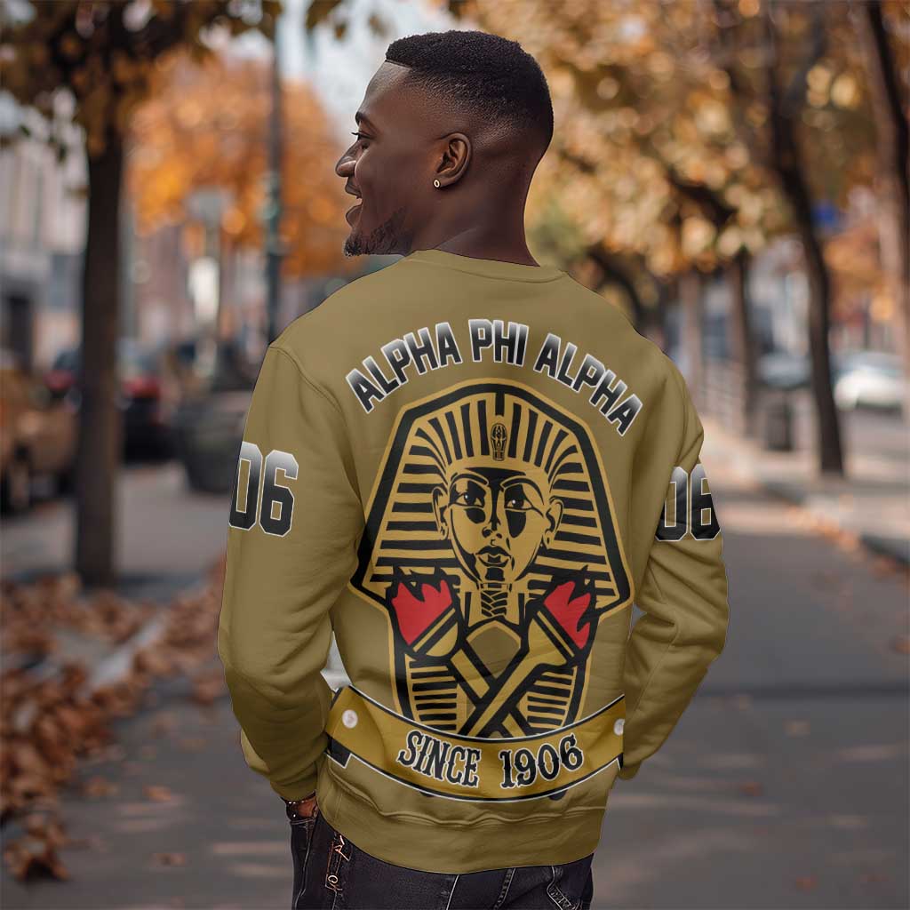 Tylish Alpha Phi Alpha Crystal Sweatshirt Classic Fraternity