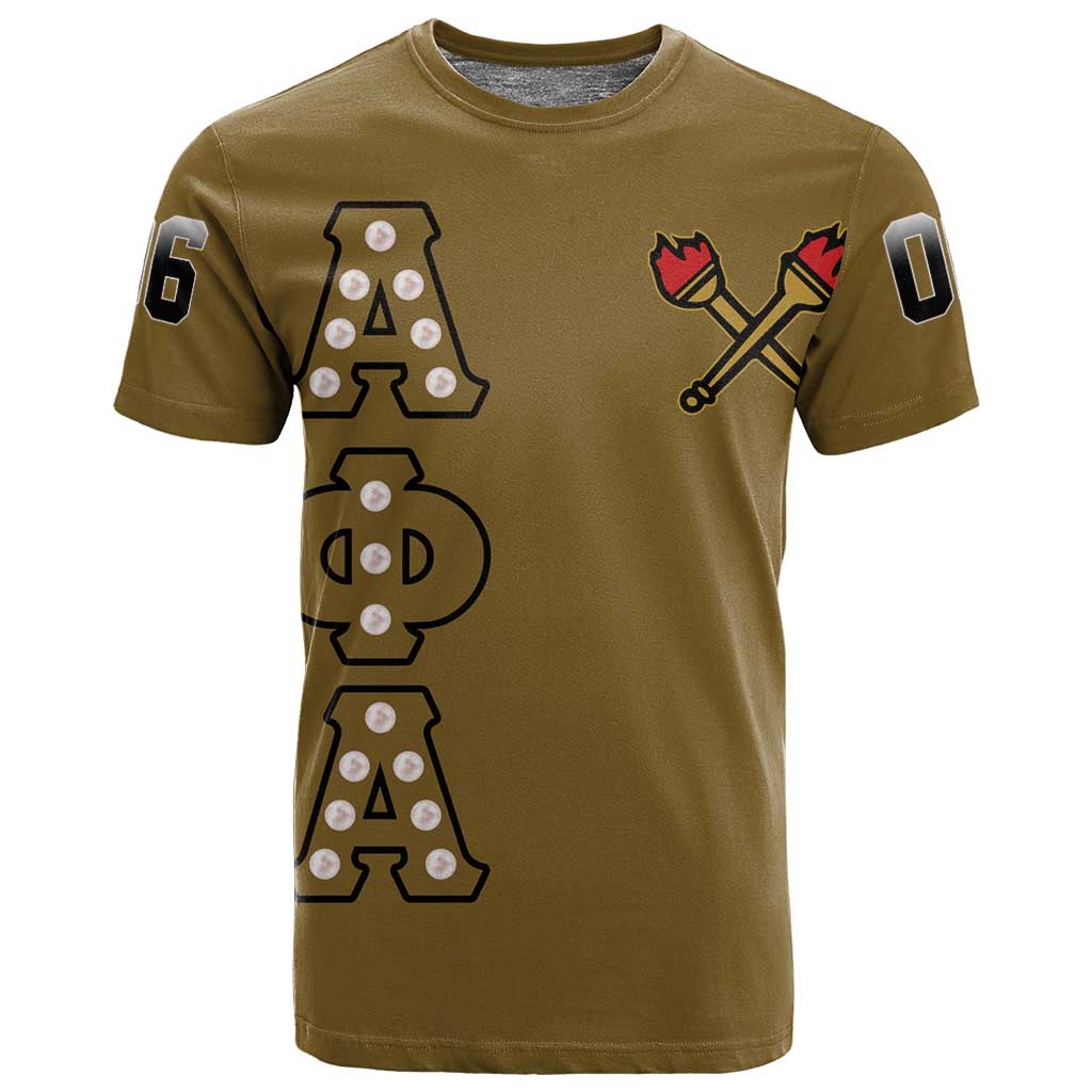 Tylish Alpha Phi Alpha Crystal T shirt Classic Fraternity