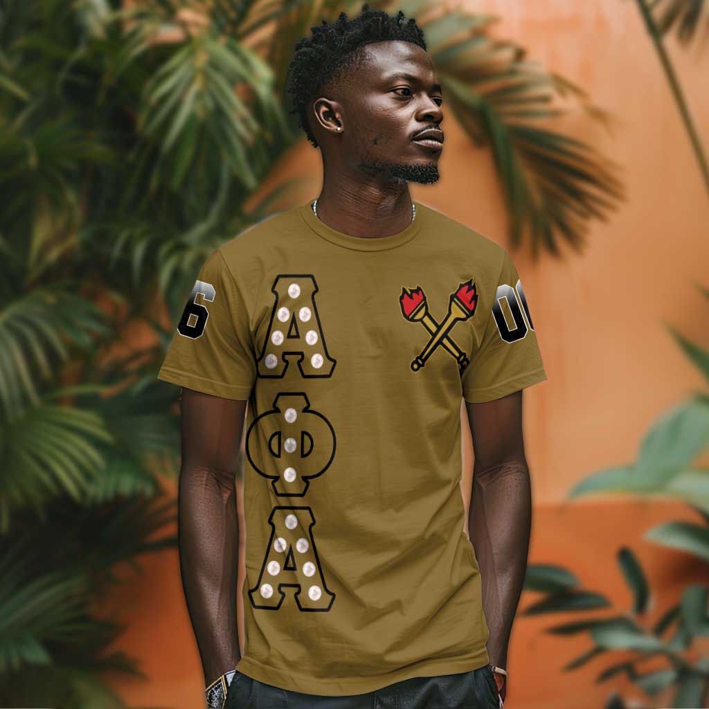 Tylish Alpha Phi Alpha Crystal T shirt Classic Fraternity