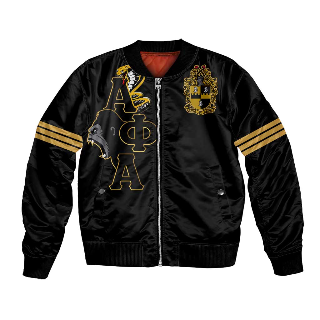 Sphinx Design Alpha Phi Alpha Hoodie Bomber Jacket Stylish Fraternity