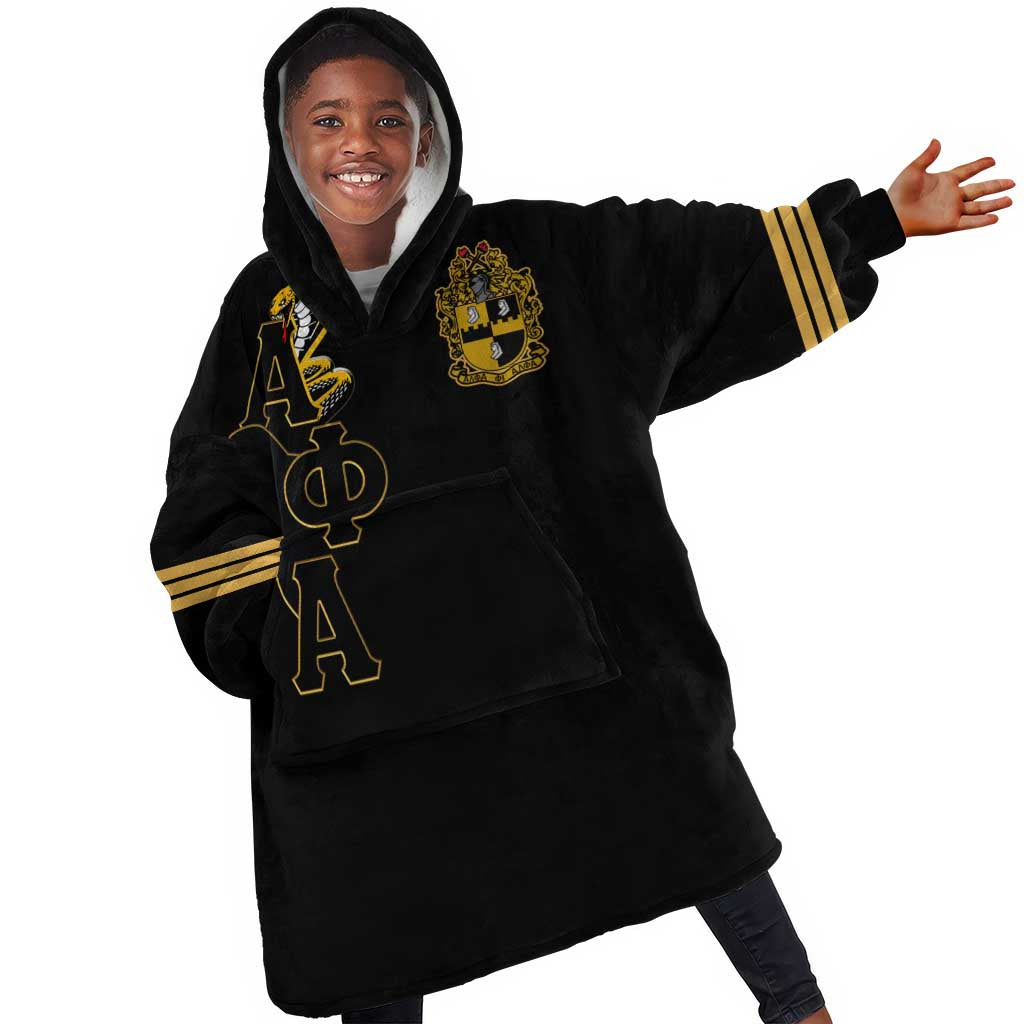 Sphinx Design Alpha Phi Alpha Hoodie Kid Wearable Blanket Hoodie Stylish Fraternity