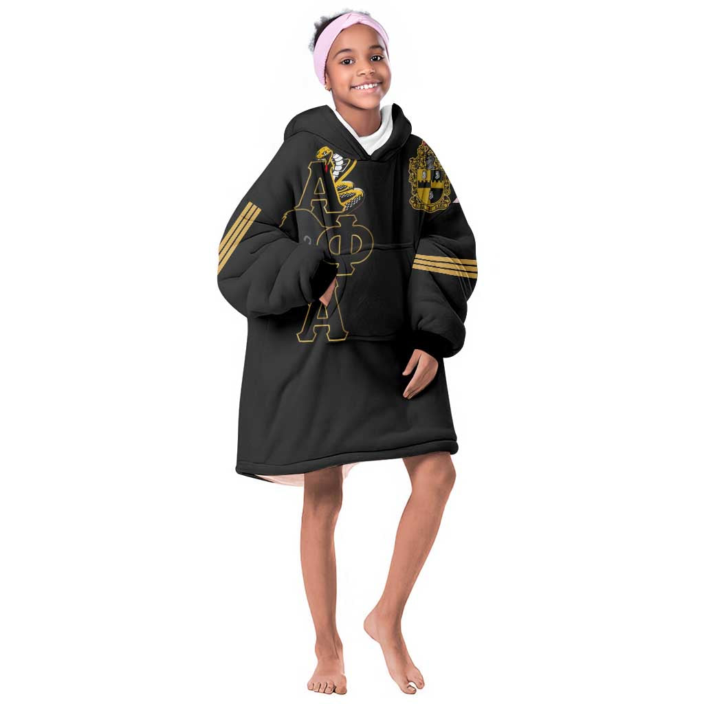 Sphinx Design Alpha Phi Alpha Hoodie Kid Wearable Blanket Hoodie Stylish Fraternity