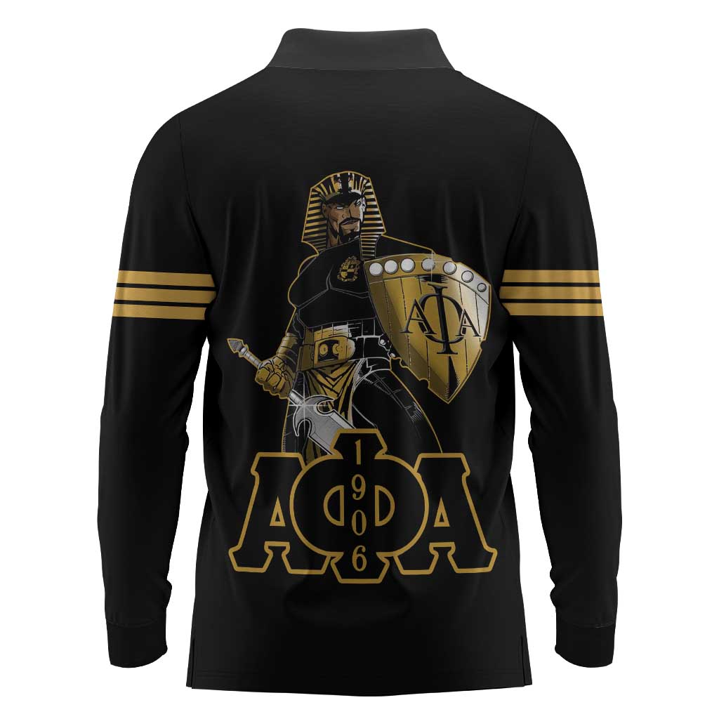 Sphinx Design Alpha Phi Alpha Hoodie Long Sleeve Polo Shirt Stylish Fraternity