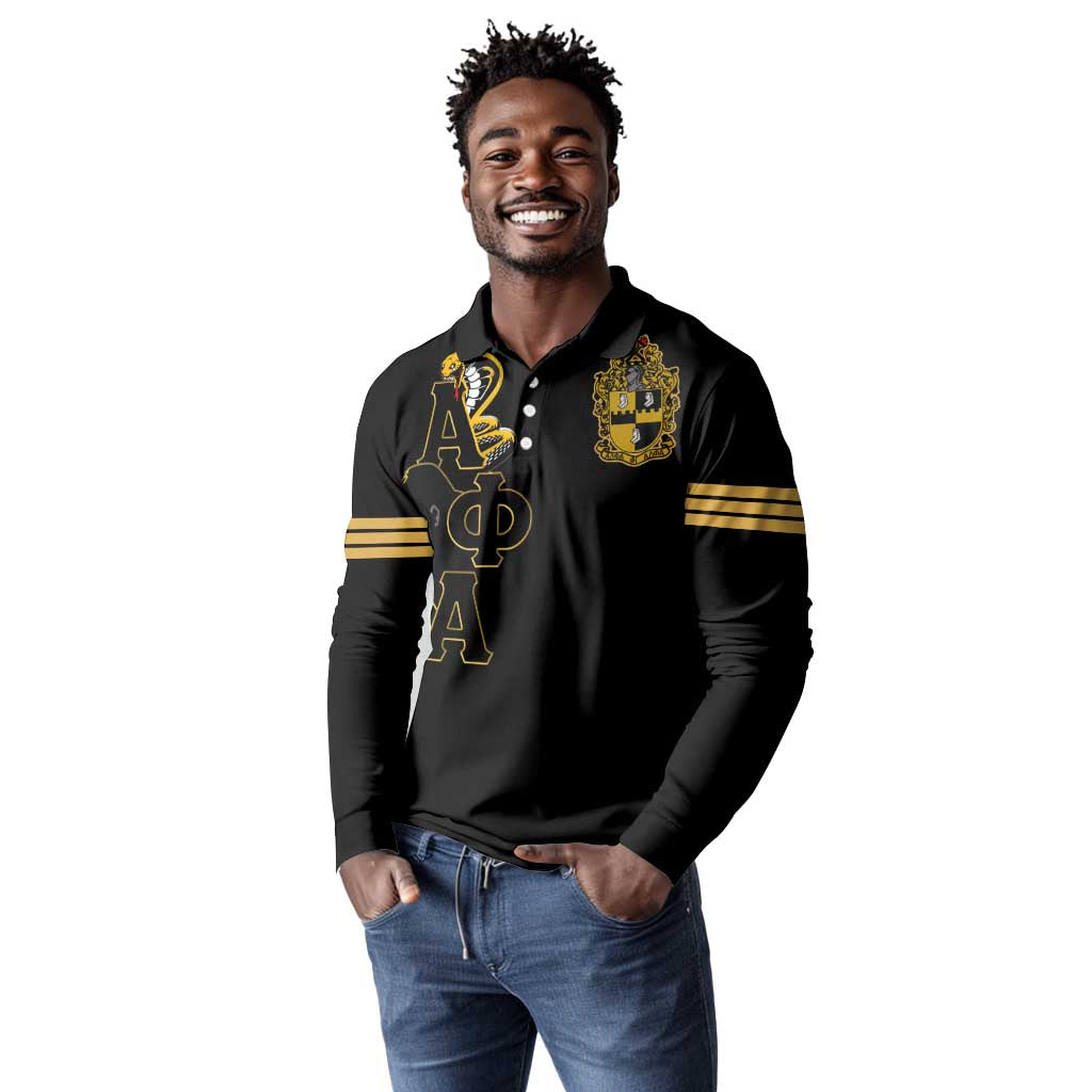 Sphinx Design Alpha Phi Alpha Hoodie Long Sleeve Polo Shirt Stylish Fraternity
