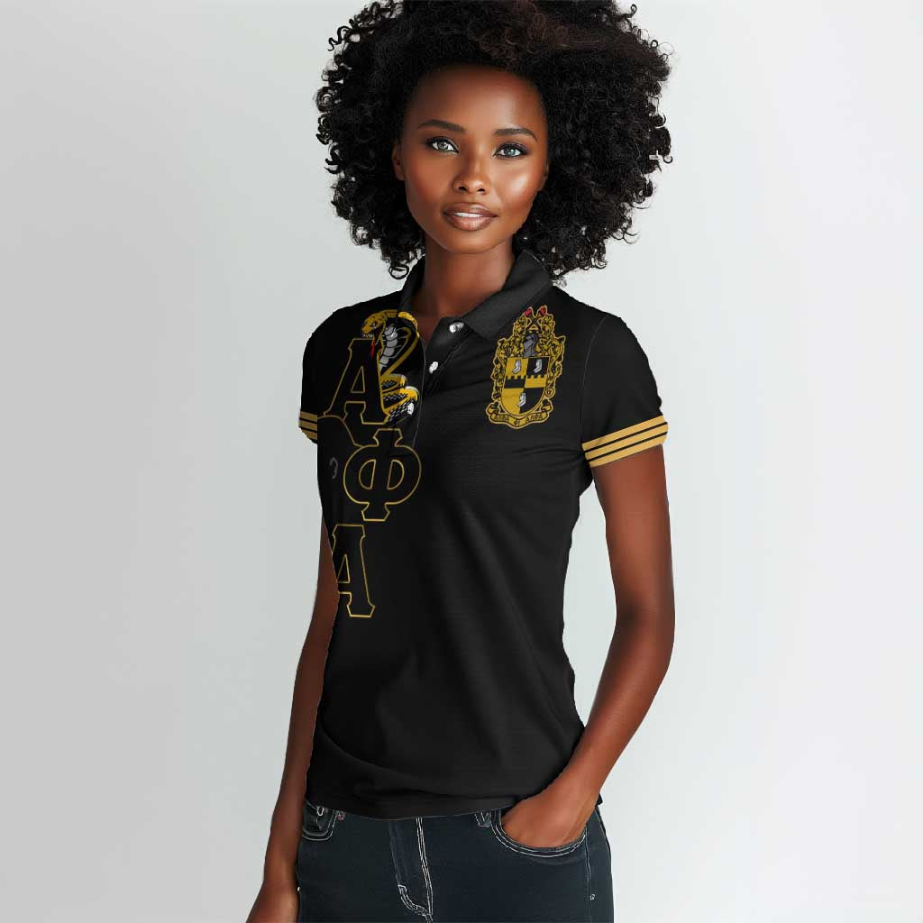 Sphinx Design Alpha Phi Alpha Hoodie Women Polo Shirt Stylish Fraternity