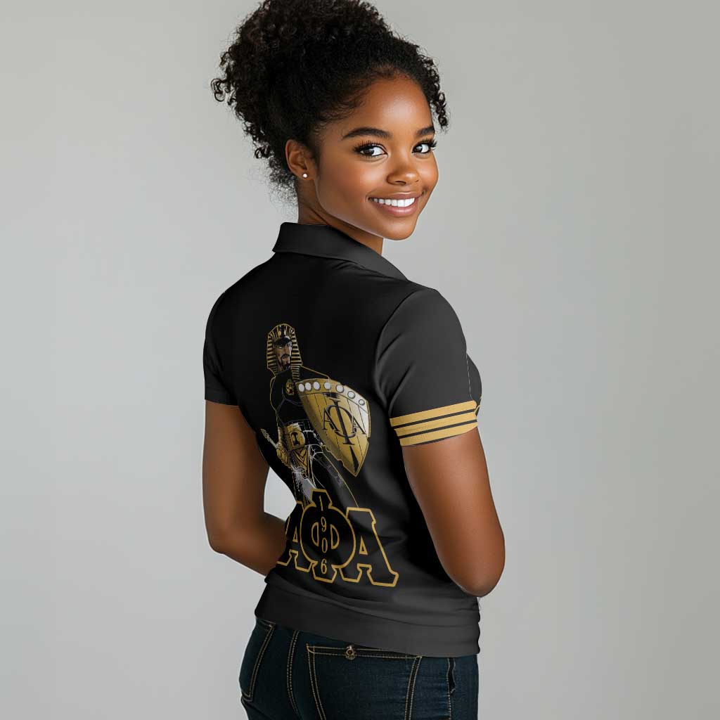 Sphinx Design Alpha Phi Alpha Hoodie Women Polo Shirt Stylish Fraternity
