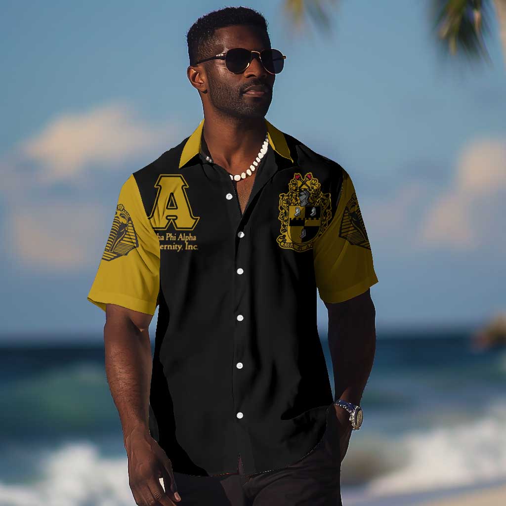 Alpha Phi Alpha Varsity Hawaiian Shirt Greek Letter Apparel