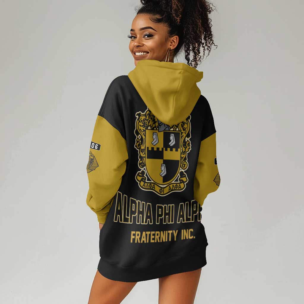 Alpha Phi Alpha Varsity Hoodie Dress Greek Letter Apparel