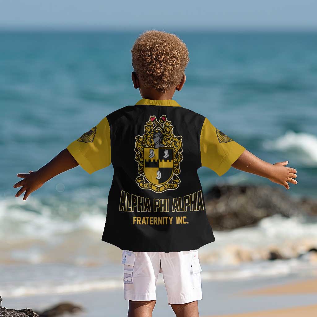 Alpha Phi Alpha Varsity Kid Hawaiian Shirt Greek Letter Apparel
