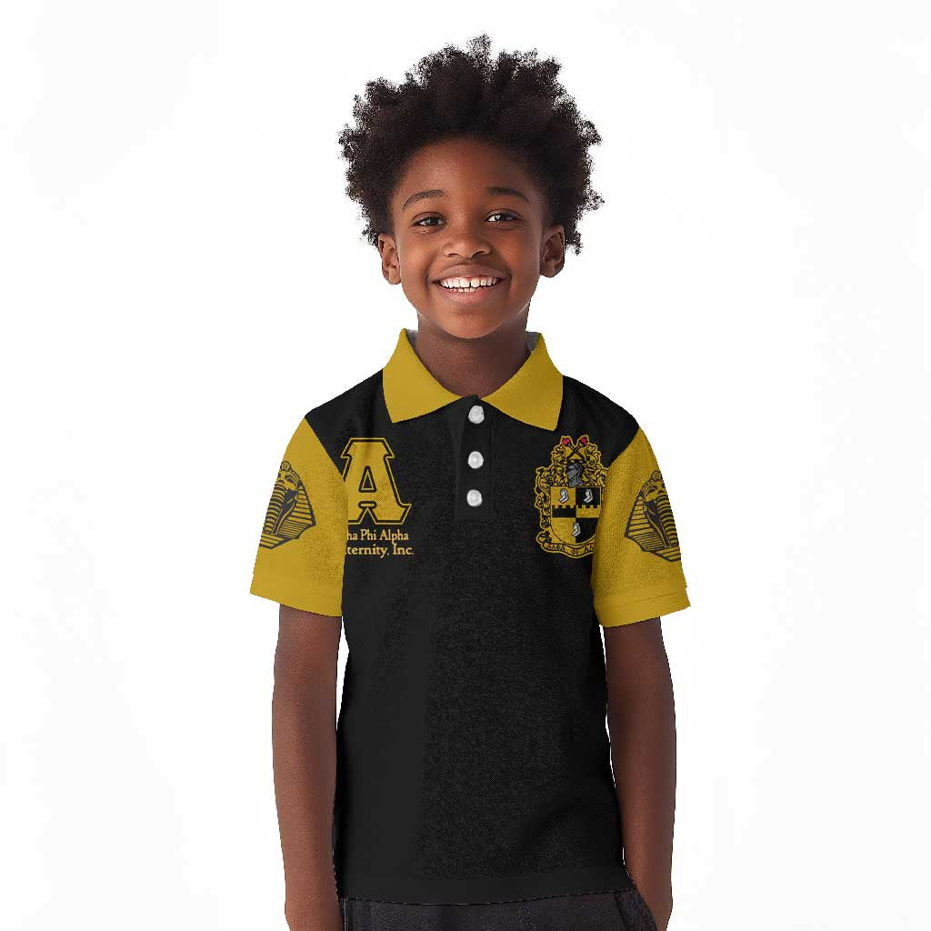 Alpha Phi Alpha Varsity Kid Polo Shirt Greek Letter Apparel