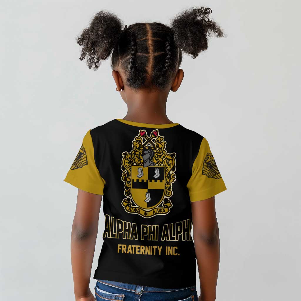 Alpha Phi Alpha Varsity Kid T shirt Greek Letter Apparel