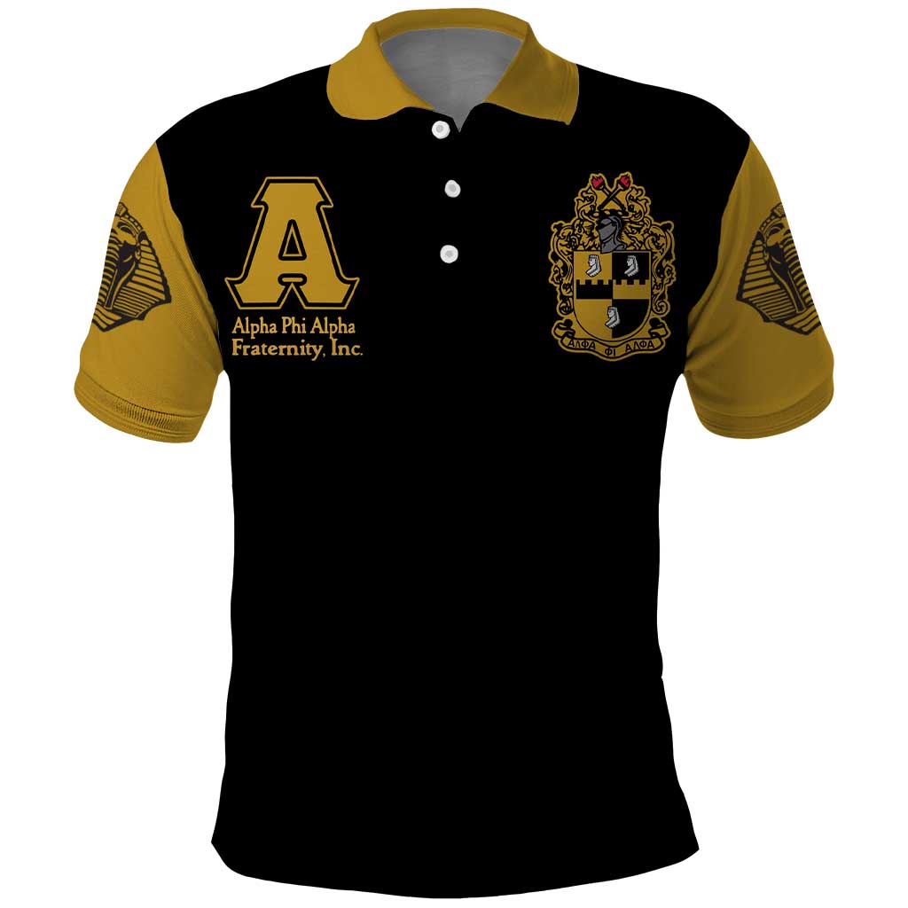 Alpha Phi Alpha Varsity Polo Shirt Greek Letter Apparel