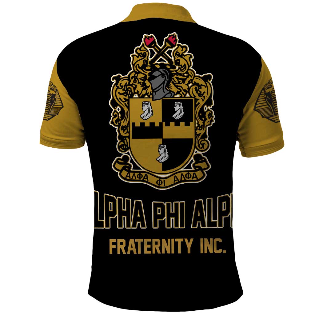 Alpha Phi Alpha Varsity Polo Shirt Greek Letter Apparel