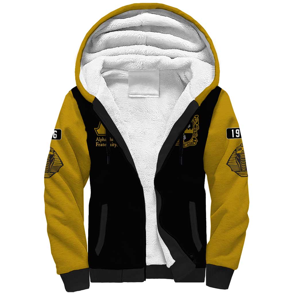 Alpha Phi Alpha Varsity Sherpa Hoodie Greek Letter Apparel