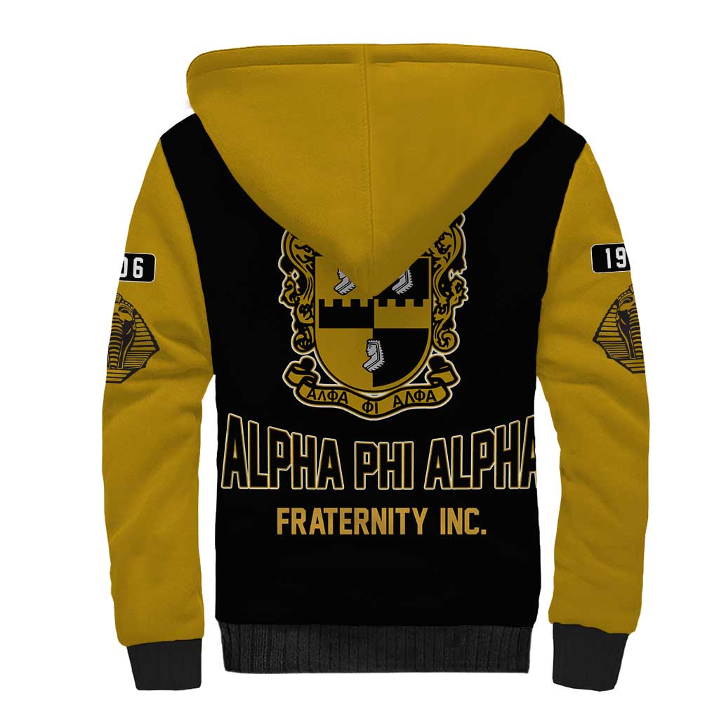 Alpha Phi Alpha Varsity Sherpa Hoodie Greek Letter Apparel