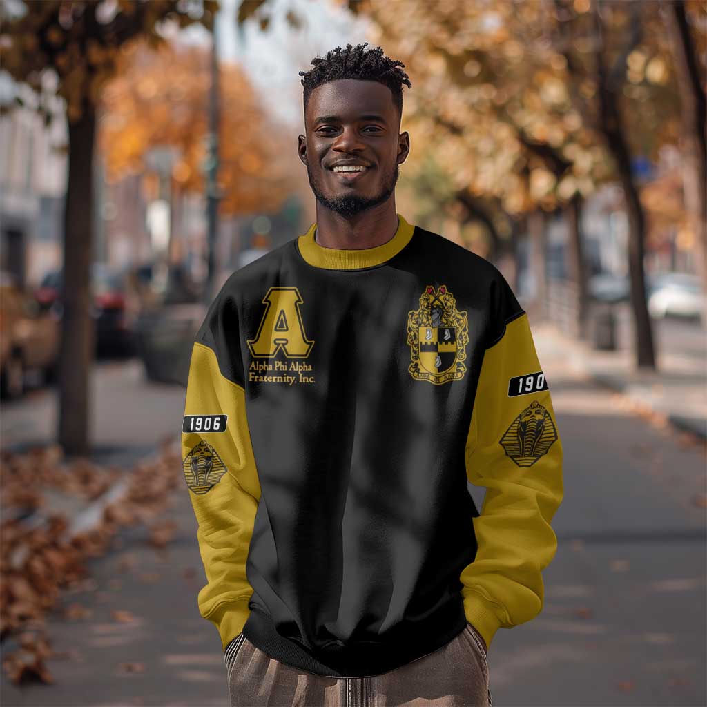 Alpha Phi Alpha Varsity Sweatshirt Greek Letter Apparel