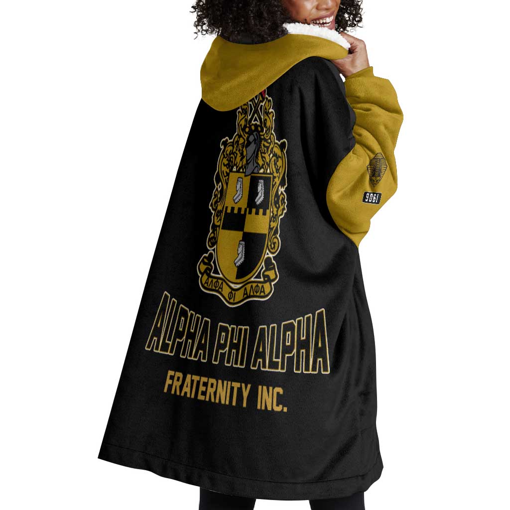 Alpha Phi Alpha Varsity Wearable Blanket Hoodie Greek Letter Apparel