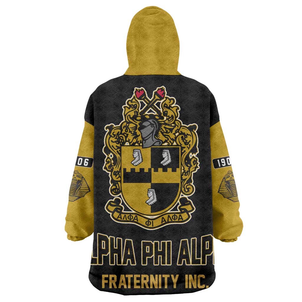 Alpha Phi Alpha Varsity Wearable Blanket Hoodie Greek Letter Apparel