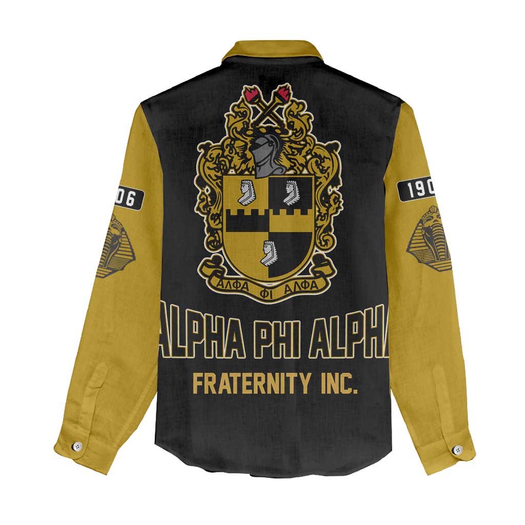Alpha Phi Alpha Varsity Women Casual Shirt Greek Letter Apparel