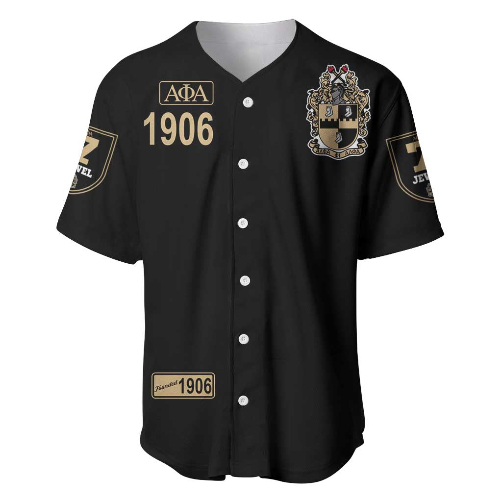 1906 Ice Cold Alpha Phi Alpha Giz Baseball Jersey Classic Fraternity