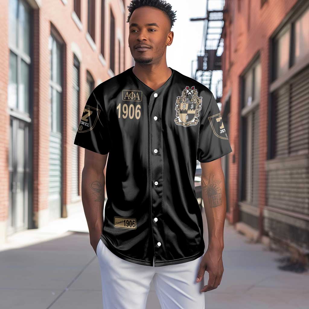 1906 Ice Cold Alpha Phi Alpha Giz Baseball Jersey Classic Fraternity