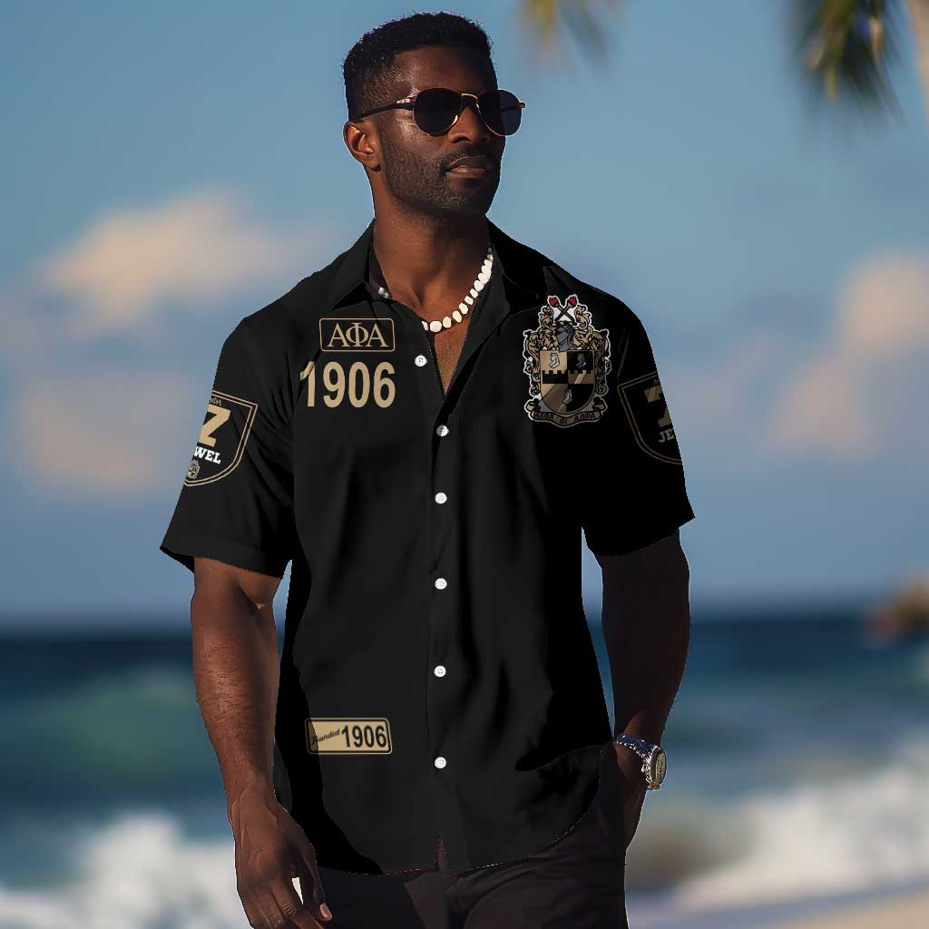 1906 Ice Cold Alpha Phi Alpha Giz Hawaiian Shirt Classic Fraternity