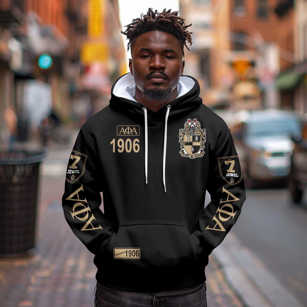 1906 Ice Cold Alpha Phi Alpha Giz Hoodie Classic Fraternity
