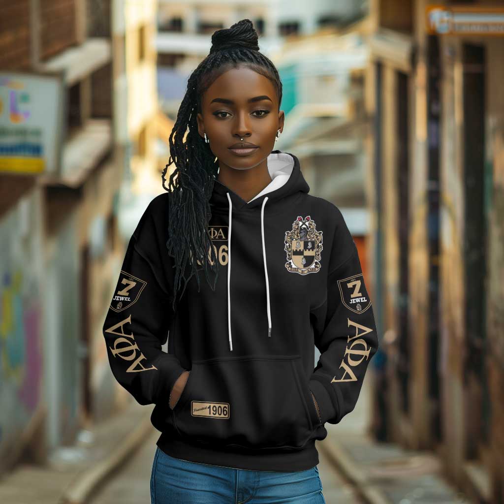 1906 Ice Cold Alpha Phi Alpha Giz Hoodie Classic Fraternity