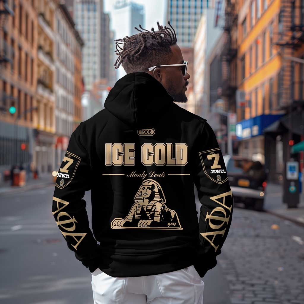 1906 Ice Cold Alpha Phi Alpha Giz Hoodie Classic Fraternity