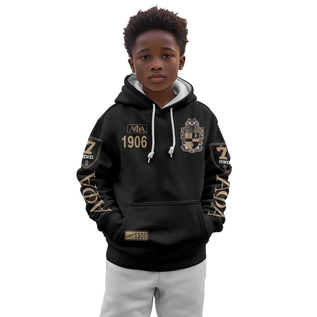 1906 Ice Cold Alpha Phi Alpha Giz Kid Hoodie Classic Fraternity