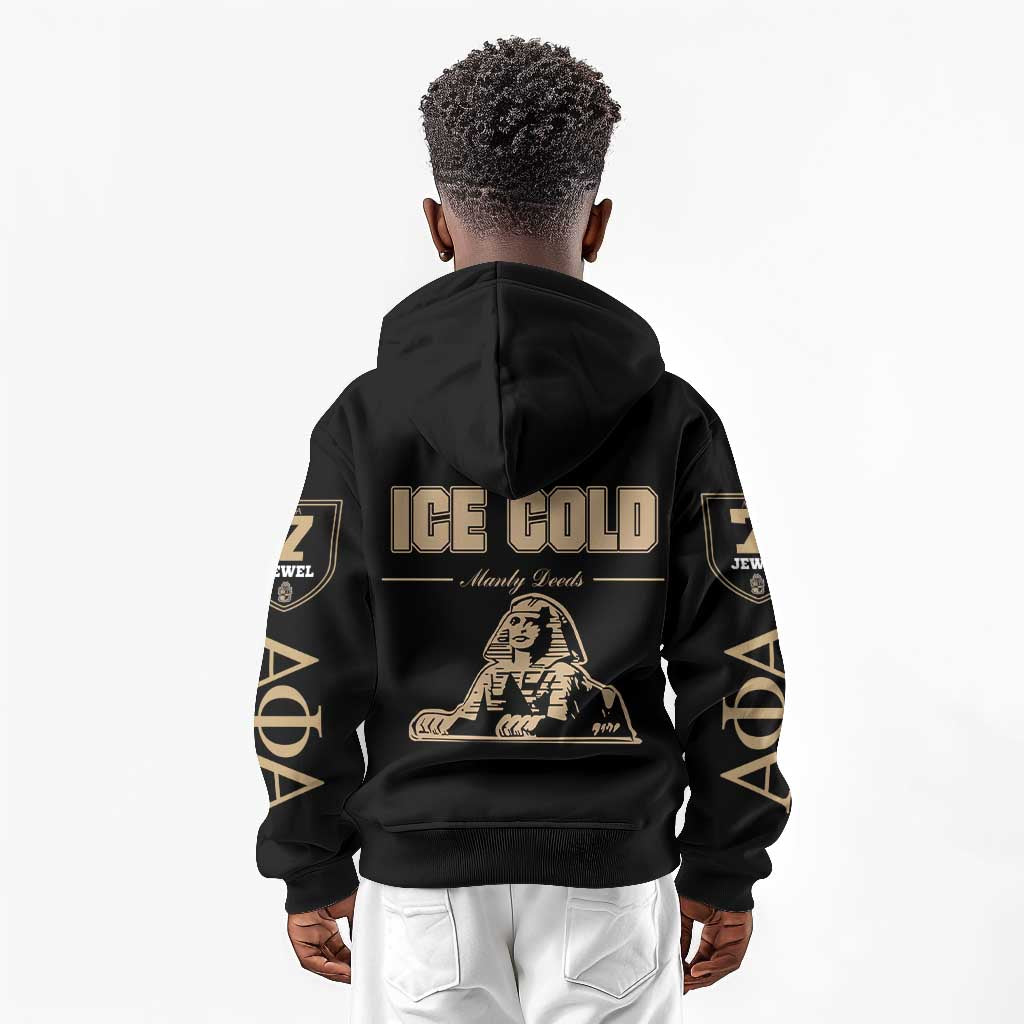 1906 Ice Cold Alpha Phi Alpha Giz Kid Hoodie Classic Fraternity
