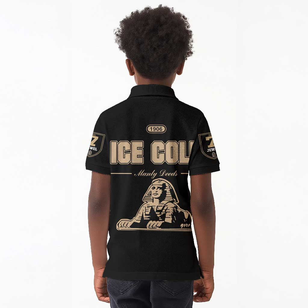 1906 Ice Cold Alpha Phi Alpha Giz Kid Polo Shirt Classic Fraternity