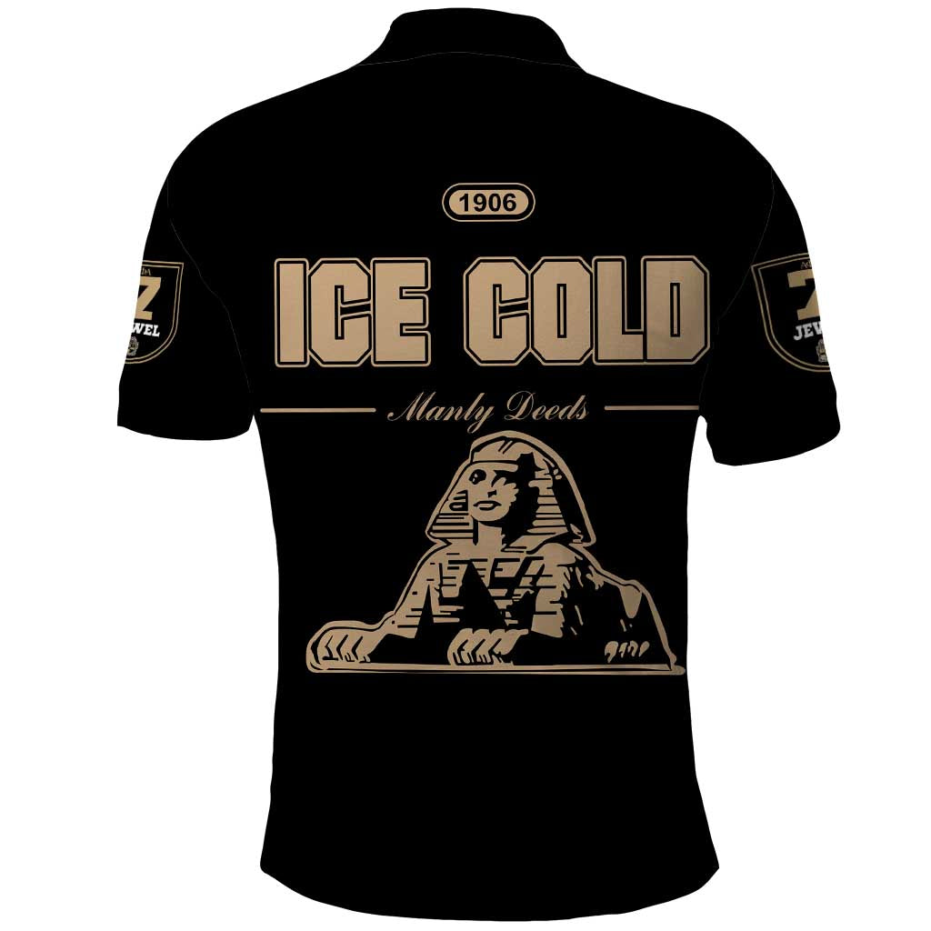 1906 Ice Cold Alpha Phi Alpha Giz Polo Shirt Classic Fraternity