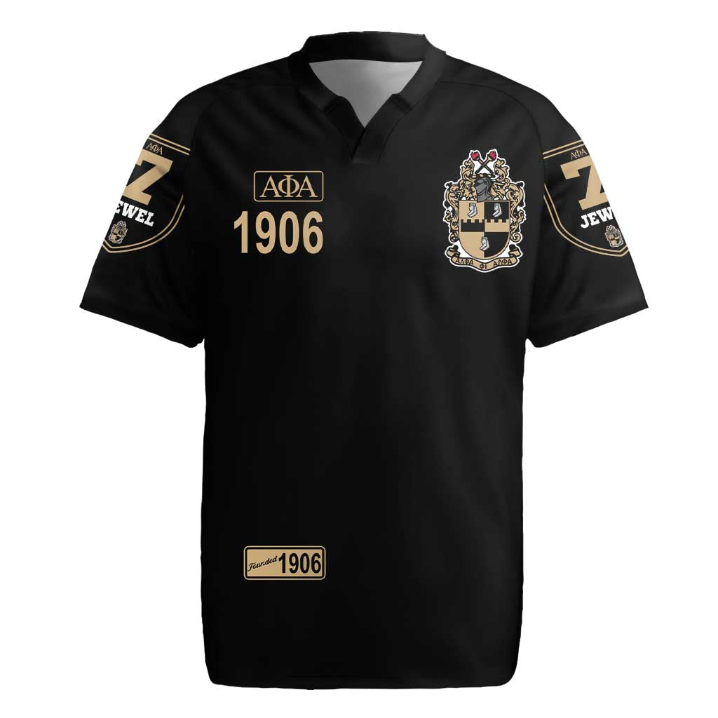1906 Ice Cold Alpha Phi Alpha Giz Rugby Jersey Classic Fraternity