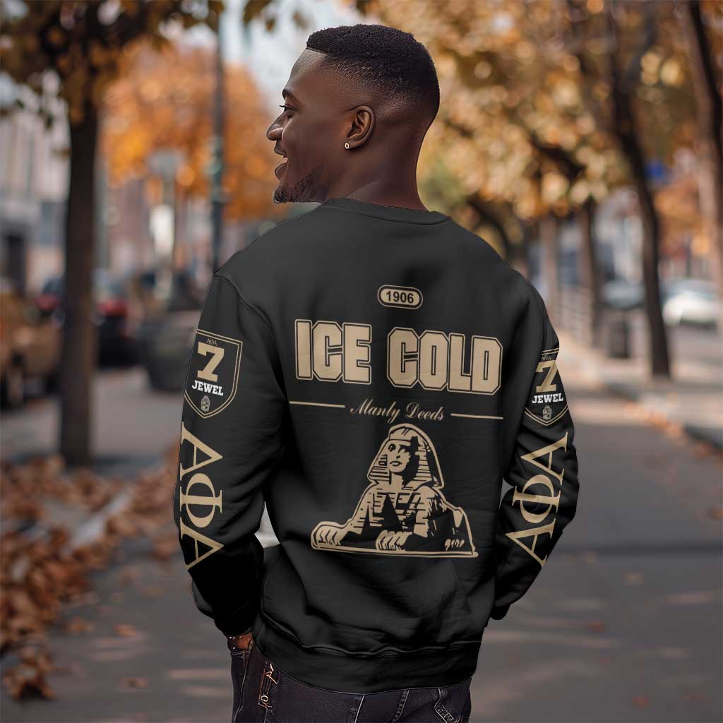 1906 Ice Cold Alpha Phi Alpha Giz Sweatshirt Classic Fraternity