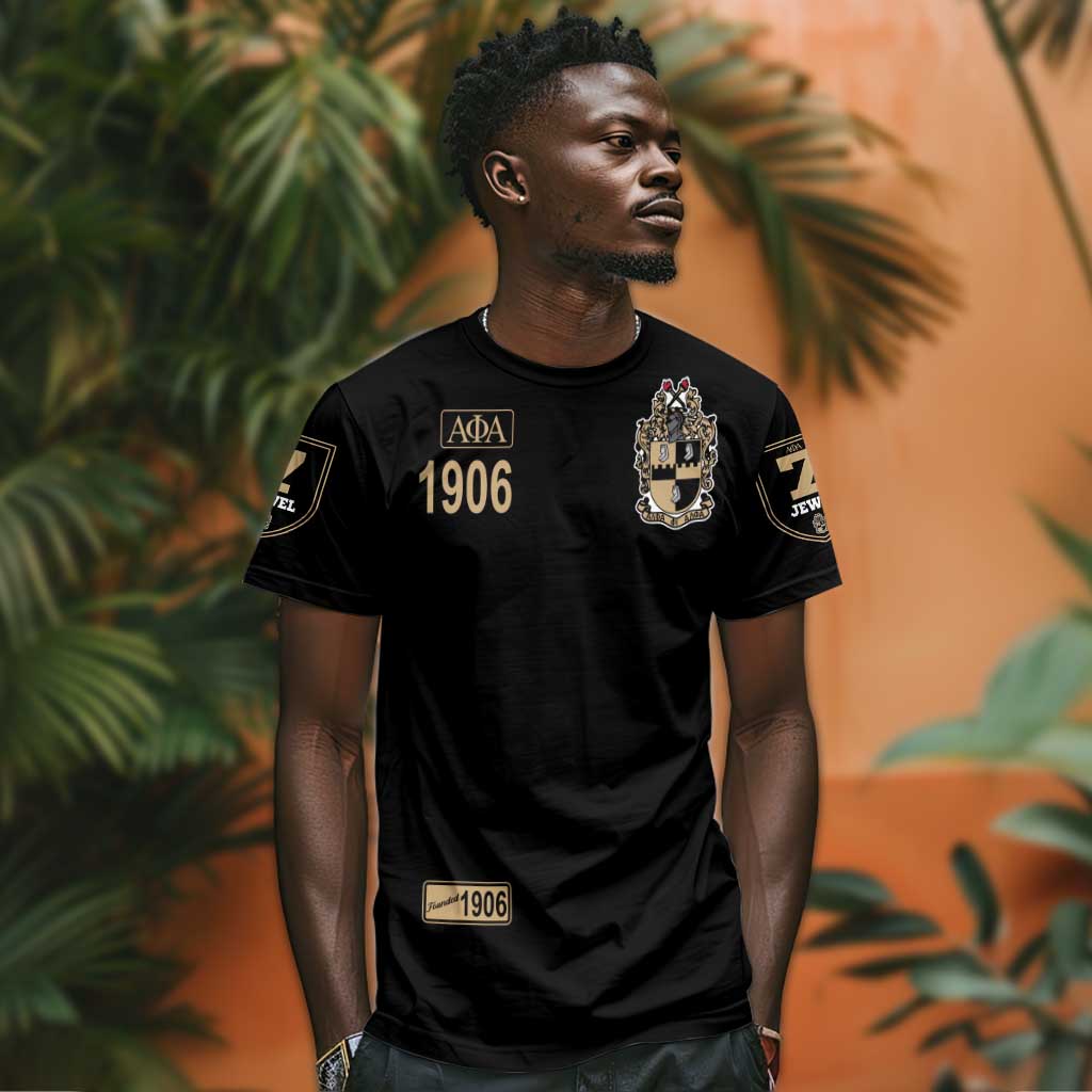 1906 Ice Cold Alpha Phi Alpha Giz T shirt Classic Fraternity