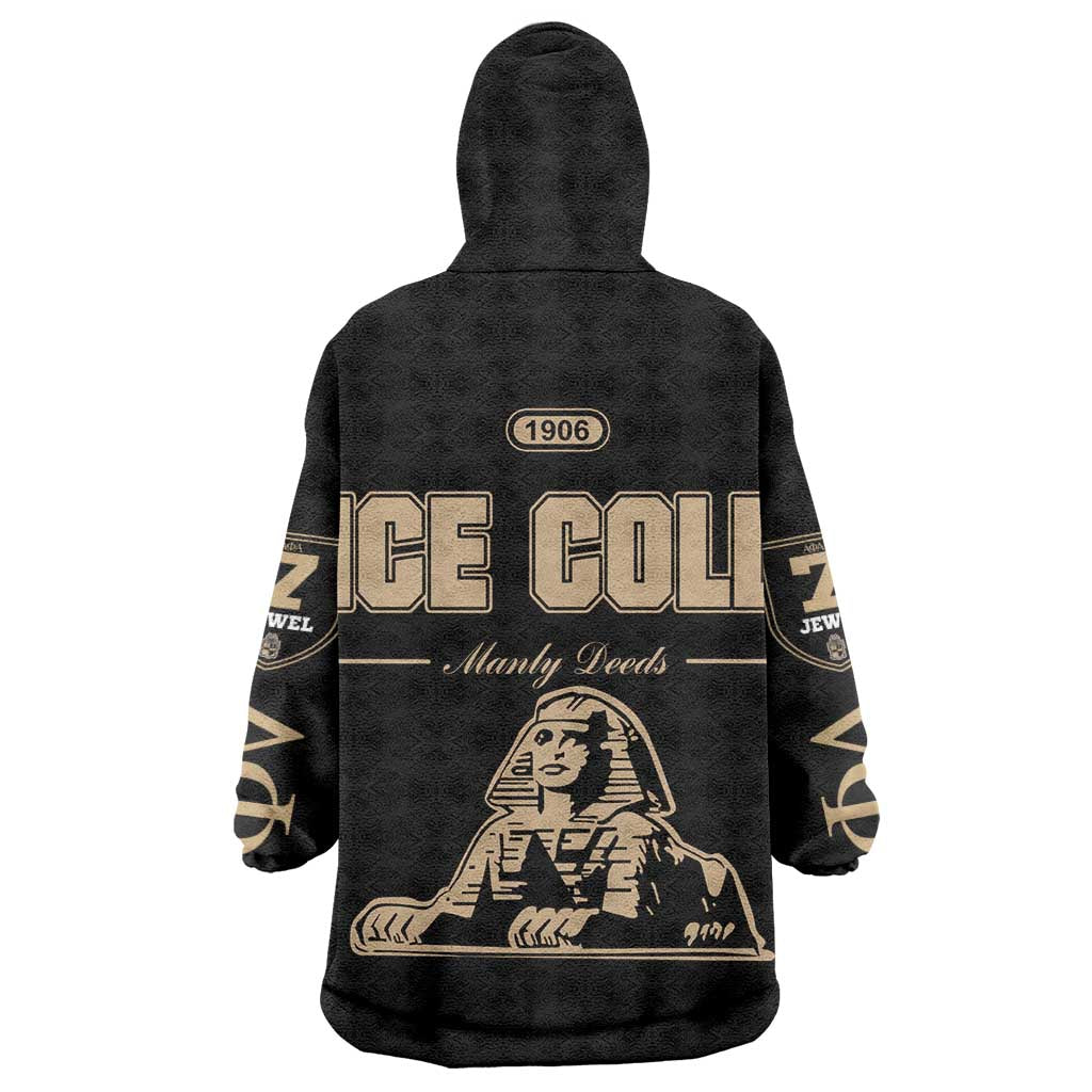 1906 Ice Cold Alpha Phi Alpha Giz Wearable Blanket Hoodie Classic Fraternity