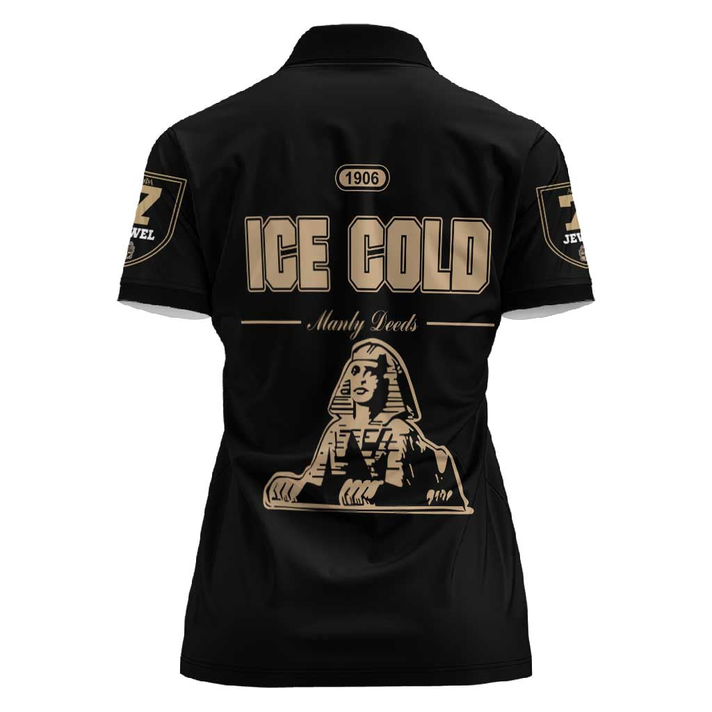 1906 Ice Cold Alpha Phi Alpha Giz Women Polo Shirt Classic Fraternity